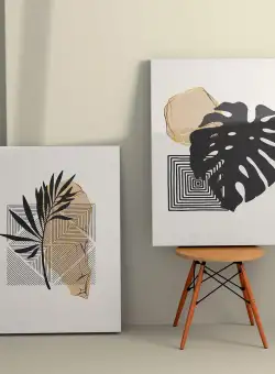 Tablou Canvas (2 bucăți) Rustic 6, Multicolor, 110x70 cm