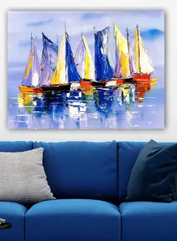 Tablou Canvas 619226807_70100, Multicolor, 100x70 cm