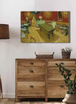 Tablou Canvas Biliard, Multicolor, 70 x 45 cm