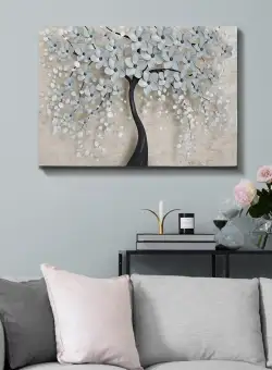 Tablou Canvas Gradina Japoneza, Multicolor, 100 x 70 cm