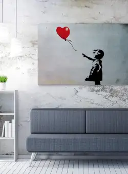 Tablou Canvas Iubire Pierduta , Crem, 70 x 50 - 100 x 70 cm