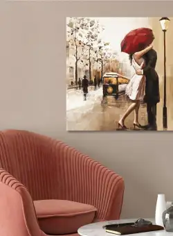 Tablou Canvas KNV4406_7070, Multicolor, 70x70 cm