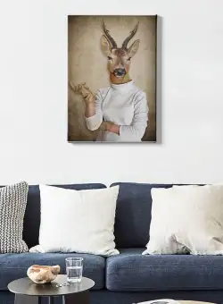 Tablou Canvas Ren, Multicolor, 70 x 50 cm