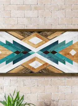 Tablou MDF Evila Originals, Multicolor, 60x120 cm