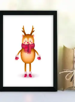 Tablou MDF SC18307, Multicolor, 24x29 cm