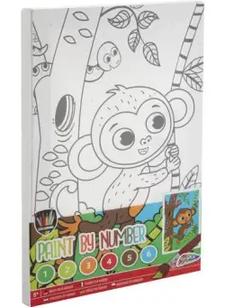 Tablou pictez pe numere - Maimutica