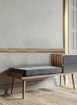 Taburet Fiume, Nuc, 120x40x45 cm