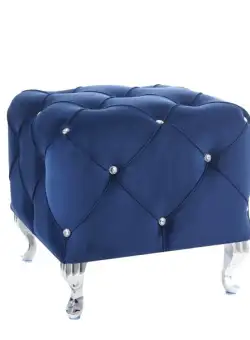 Taburet Hestia K velvet bleumarin Blu86