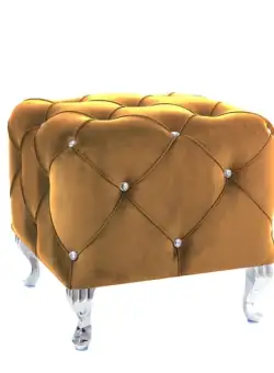 Taburet Hestia K velvet curry Blu68