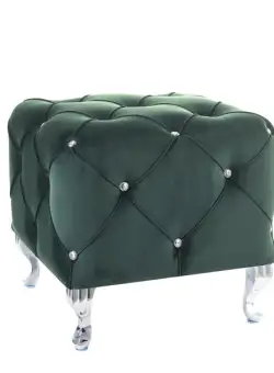 Taburet Hestia K velvet verde Blu78