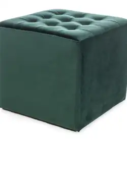 Taburet Lori Velvet Verde 78 - 39x39x34 lxLxh cm