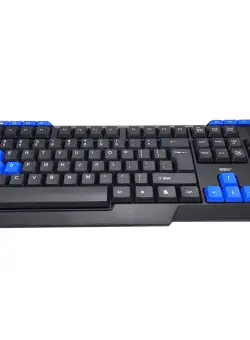 Tastatura USB MRG MK518, Waterproof, Gaming, Negru C680