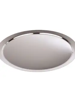 Tava prezentare bufet rotunda inox APS 46 x 2 cm