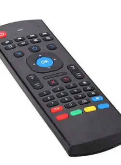 Telecomanda cu tastatura Techstar® MX3 Air Mouse, 2.4G, USB, pentru Android Smart TV Box, proiector HTPC Mini PC, PS3/4 Xbox 360, Negru