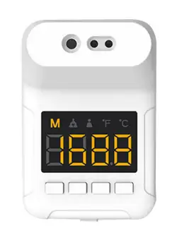 Termoscanner digital K3S non contact cu infrarosu, termometru cu scanare rapida 0,5 S, de perete, afisaj LCD, memorie