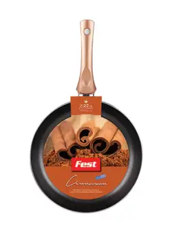 Tigaie adanca aluminiu antiaderent Fest Cinnamon 22 cm