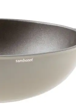 Tigaie tip WOK Sambonet Silver Force 28cm 4.1 litri inductie