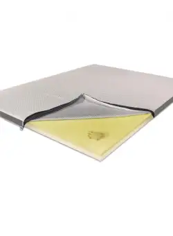 Topper Saltea Memory 4+2 Argentum, 150 x 190 cm