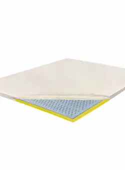 Topper Saltea Ortopedic 140x200 - Latex Gel 3+2+1 cm, Aloe Vera, Ergomed