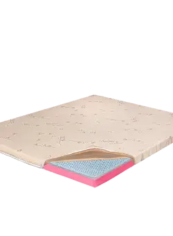 Topper Saltea Ortopedic 160x190 - Latex 6+2+1 cm, Husa Bio Bumbac, Hotel Range