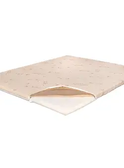 Topper Saltea Super Ortopedic, 6.5 cm, Bio Bumbac, 150 x 200 cm