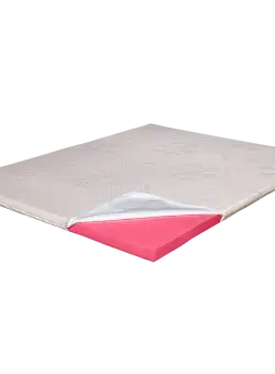 Topper Saltea Super Ortopedic Air 7 cm, Bio Bumbac Cooler, 80x190 cm