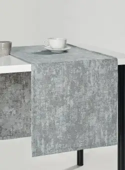 Traversă de masă Milano, Gri, 150x45 cm