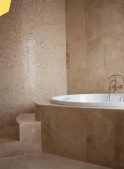 Travertin Classic Cross Cut Mat PREMIUM, 45.7 x 30.5 x 1.2 cm