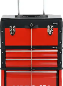 Troler scule profesional YATO echipat, 3 compartimente, 78 scule