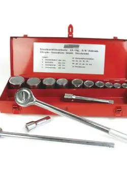 Trusa chei tubulare Mannesmann 296, 15 buc, 3 4
