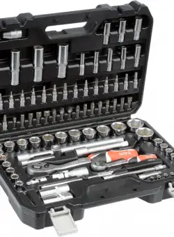 Trusa chei tubulare profesionala YATO, 1 2 - 1 4, CrV, 94buc