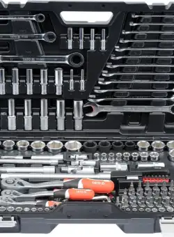 Trusa chei tubulare profesionala YATO 150buc 1 4-3 8-1 2 CrV-CrMo