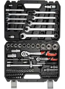 Trusa chei tubulare YATO, 82buc, CrV