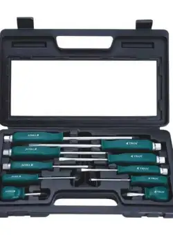 Trusa surubelnite de impact Troy 22307, 10 piese