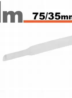 Tub termocontractibilAlb , 70 35 mm