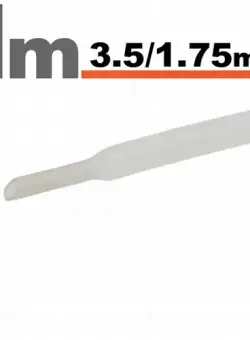 Tub termocontractibilTransparent , 3,5 1,75 mm