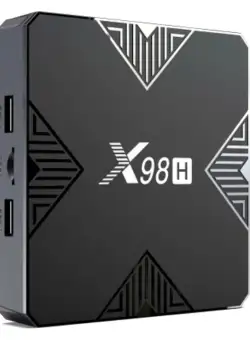 TV Box Techstar® X98H Smart Media Player, 4K, 2GB RAM, 16GB ROM, Android 12, Allwinner H618 Quad Core A53, Ethernet 100m, Bluetooth 5.0, Negru