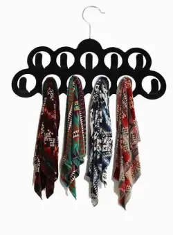 Umeras organizator din catifea pentru esarfe sau curele