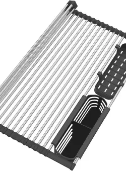 Uscator pentru vase Mat pentru chiuveta 322107 Black