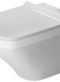 Vas WC suspendat Duravit DuraStyle Rimless cu finisaj WonderGliss