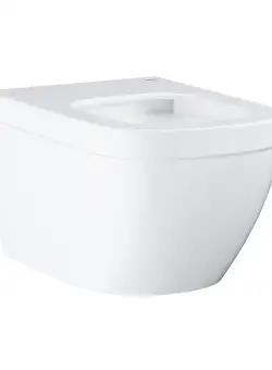 Vas wc suspendat Grohe Euro Ceramic Rimless 37.5x54cm PureGuard fixare ascunsa Triple Vortex alb