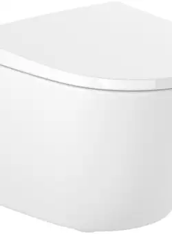 Vas WC suspendat Roca Ona Compact Rimless 48x36cm alb