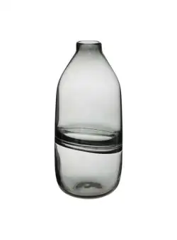 Vaza Sticla Bottle Gri 30 Cm