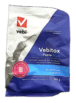Vebitox Pasta Plus 150 gr, raticid, Vebi