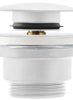 Ventil lavoar universal click-clack alb