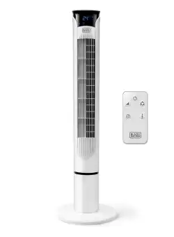 Ventilator turn alb Black+Decker 102 cm 45 W