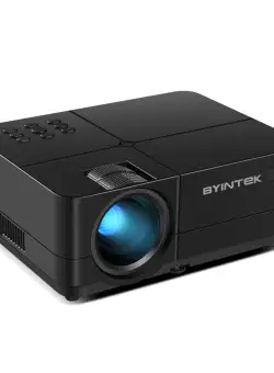 Videoproiector LED Byintek K7 FullHD, Home Cinema, 200 Lumeni, USB, 2x HDMI, AV, Jack Audio cu Focus