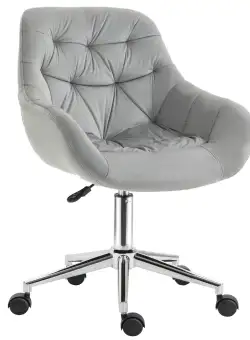 Vinsetto scaun ergonomic de birou, 59x58x80-90 cm, gri | AOSOM RO