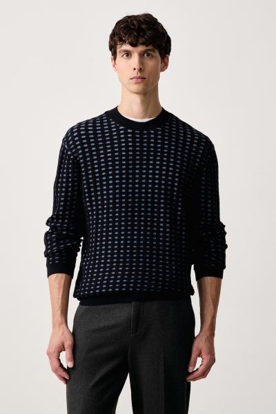 Armani Exchange  pulover pentru bărbați cu lână