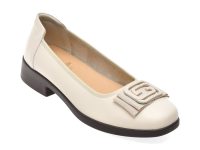 Balerini FLAVIA PASSINI bej, 7806, din piele naturala